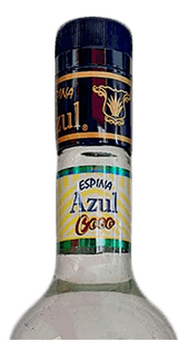 Pack De 4 Licor De Agave Espina Azul Coco 1 L
