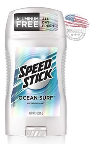 Desodorante Speed Stick Men Ocean Surf Aluminum Free Fresh