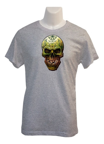 Polera Skull Tribal - Polo - Vinilo Sublimable - Regalo
