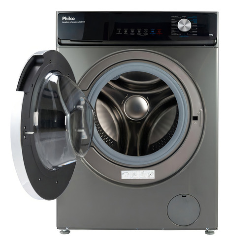 Lavadora y secadora Philco Pls10t Invertplus de, 10 kg/7 kg