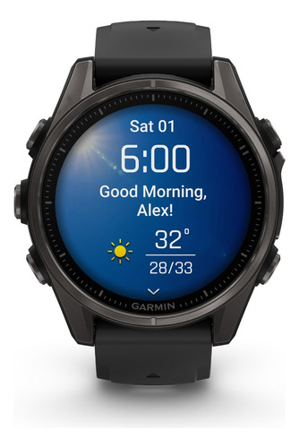 Monitor Garmin Fénix 8 43mm Amoled Safiro Titanio