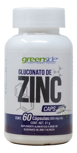 Gluconato De Zinc (60 Caps) Greenside