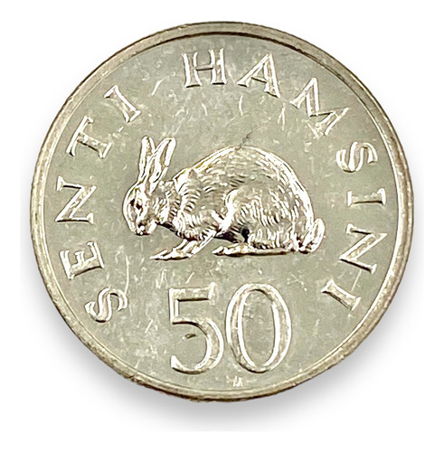 Moneda De Tanzania Continente Africano De 50 Sentí (Usado)