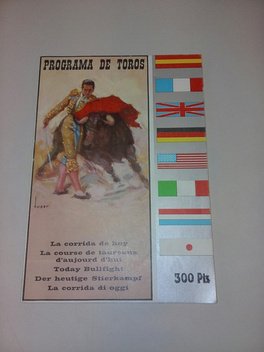Programa De Toros. Muiltilingue. Año 1978. (Usado)
