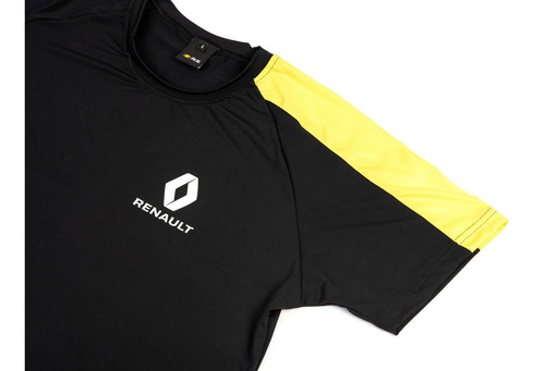 Imagen 2 de 6 de Remera Hombre Rs Manga Amarilla T: L Boutique Renault