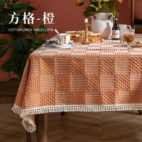 Mantel Con Estampado De Hielo Para Mesa De Café, Mantel De A