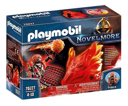 Playmobil 70227 Guerrera Novelmore Espiritu Fuego Educando