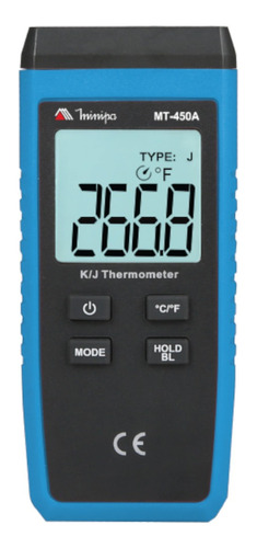 Termômetro Digital -50°c A 1300°c - Mt-450a Minipa