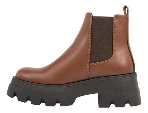 Bota Tipo Chelsea De Dama Goodyear 3262 Color Cogñac