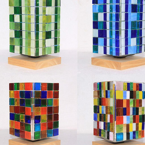 500 Piezas De Azulejos De Mosaico De Vidrio Colorido Ideal 