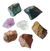 Comprar Set 7 Chakras En Bruto. Cristales Y Piedras Energéticas.