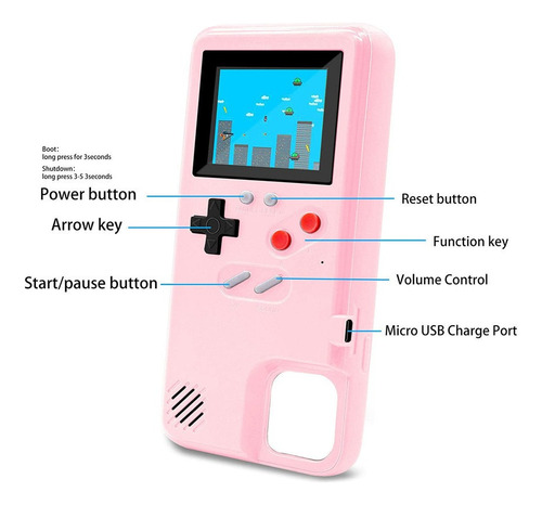 Funda For Carcasa Silicona Protectora Con 36 Juegos