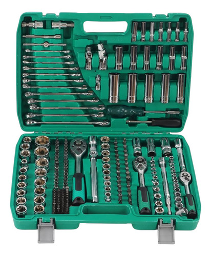 Set De Herramientas Juego De Dados Mecanicos Caja 216 Pcs