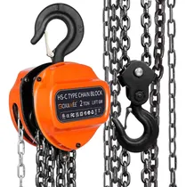 Comprar Goxawee® PolipastoTriangular De Cadena, 2 Toneladas 6 Metros harrington maquina hrramientes Industriales rotación de 360° para Instalar Máquinas y Elevar Mercancías