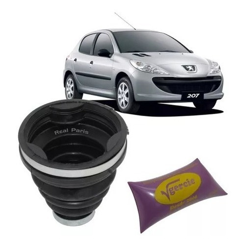 Coifa Homocinetica Cambio Peugeot 206 207 C3 Eixo Fino