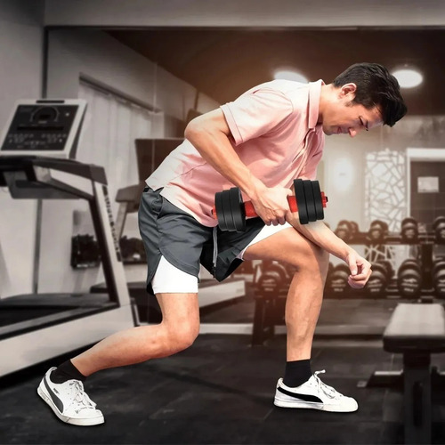 Short Gimnasio Con Licra Deportiva 2 En 1 Hombre Correr