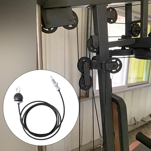 Cable De Polea Ajustable Para Ejercicios En Casa 140cm