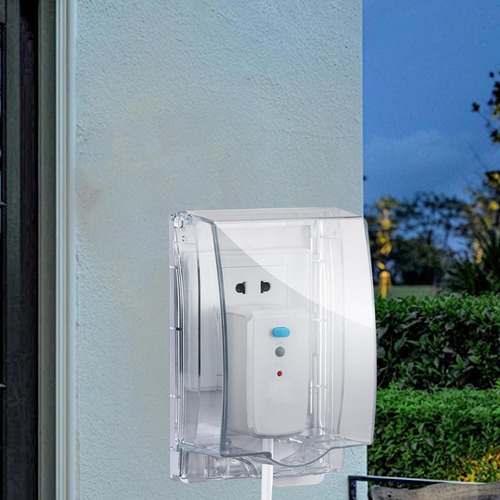 2pz Nuevo Protección Resistente For Enchufes De Transparente