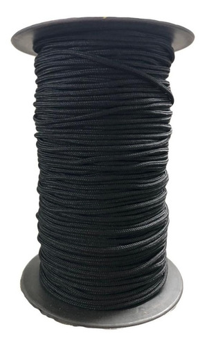 Micro Paracord Negro 2mm De 100 Metros De Rovigomas