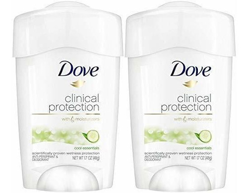 Dove Clinical Protection Antitranspirante, Cool Essentials, 