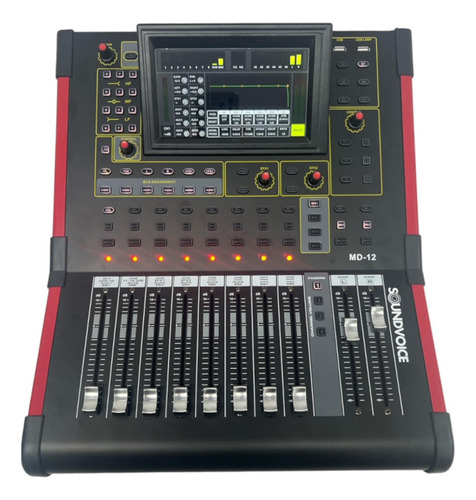 Mesa De Som Soundvoice Digital Aurea Md-12 Console Bivolt