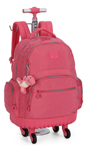 Mochila De Rodinhas Notebook E Escolar 360° Up4you Crinkle