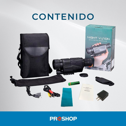 Imagen 10 de 10 de Monocular Visor Infrarrojo Visión Nocturna Zoom 5x40 200 Mt