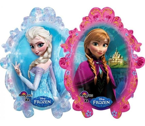  Frozen Elsa Y Ana Globo Met Jumbo Fiesta Aventura Congelada