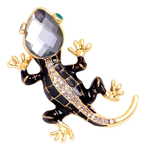 Broche Gecko Para Hombre, Broche De Aleación A La Moda Para