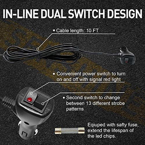Imagen 3 de 6 de 12v Coche Camion De Emergencia Flash Estroboscopico Luz...