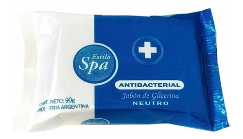 Jabon Antibacterial Glicerina Neutro Estilo Spa 90 G 