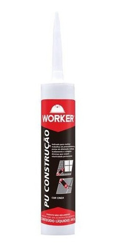 Selante De Poliuretano 400g Preto Worker - 499706