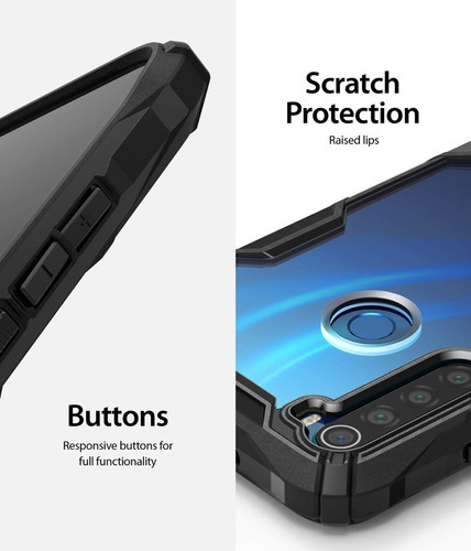 Funda Case Ringke Fusion X Xiaomi Redmi Note 8 / Note 8 Pro Nombre Del Diseño Redmi Note 8 Color Black