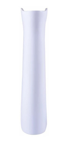 Pie Columna Loza Roca Capea Baño Porcelana Mueble Blanca