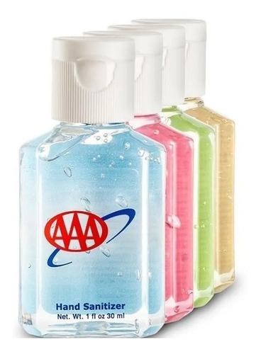 Gel Antibacterial 60ml Personalizado, 70% Alcohol (1000pz)