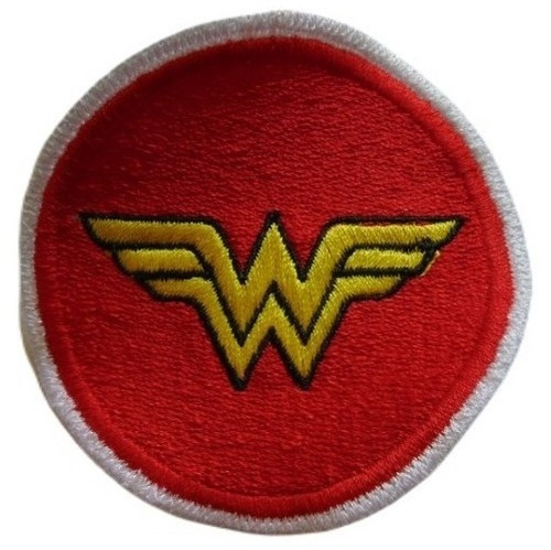 Parche (escudo) Bordado Termoadherible,dc Wonderwoman Circle