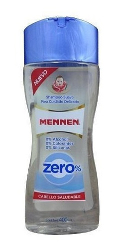 Caja Shampoo Mennen Zero De 400 Ml Con 12 Piezas