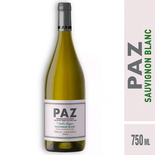 Vino Paz Sauvignon Blanc De Finca Las Moras X750cc