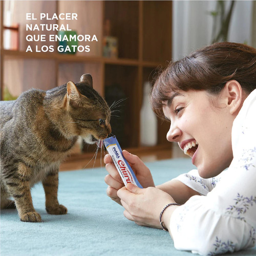 Inaba Churu AtĂșn Snack Premio Para Gatos 4 Tubos De 14 Grs C