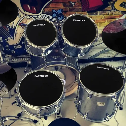 Eastrock Drum Mute Pads Set 10 Piezas Con Cymbal Pad + Hi Ha