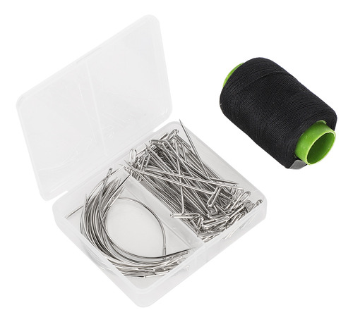 Juego De Agujas Curvas T Pins C Hechas A Mano Para Manualida