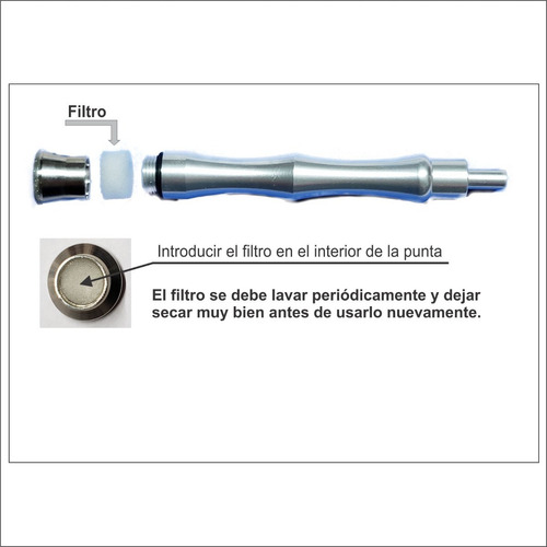 Imagen 2 de 3 de 50 Filtros Y 1 Manguera Para Equipos De Punta De Diamante