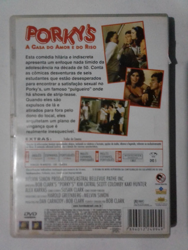 Porky's: A Casa Do Amor E Do Riso - Dvd Original