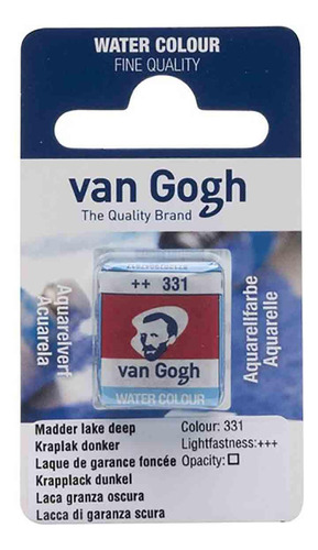 Aquarela Van Gogh Pastilha 331 Madder Lake Deep