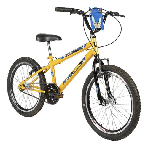Bicicleta Verden Sonic - Aro 20 - A Partir De 7 Anos Cor Amarelo Tamanho Do Quadro 20