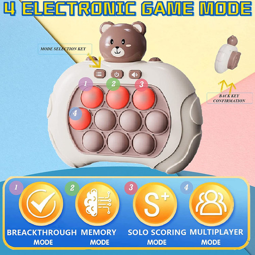 Juego Pop It Electronico Electrico Juguete Popit Sensorial
