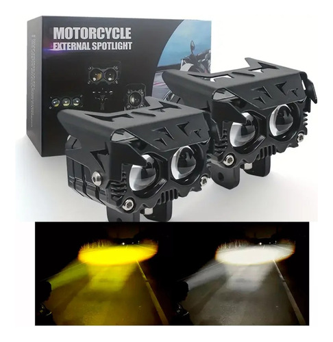 Exploradoras Turbo Led Antiniebla Bicolor 15000lm Carro/moto