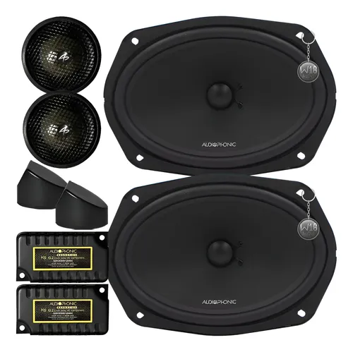 Audiophonic Sensation Kit Ks 690 6x9 Polegadas 200w Rms