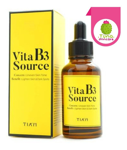 Sérum Coreano Vita B3 Source Tiam 10% Niacinamida 2% Arbutin