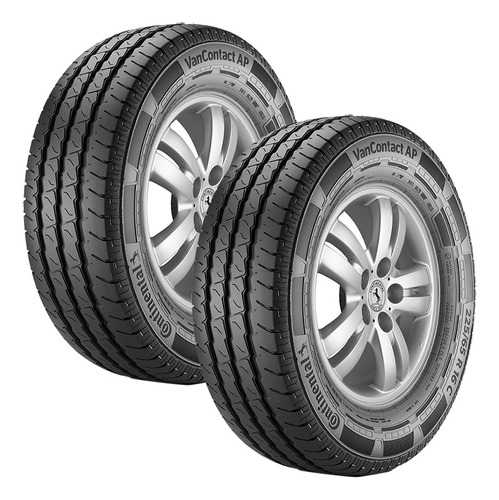 Paquete De 2 Llantas 205/70 R15 Continental Vancontact Ap 8c